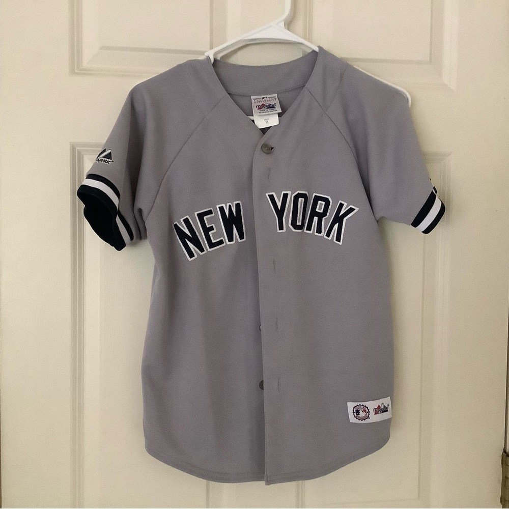 Majestic Gray New York Baseball Jersey